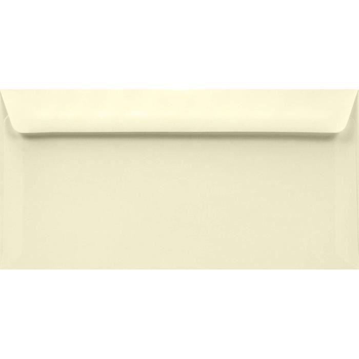Lot De 100 Enveloppes C4 Ivoire – Format 324x229 Mm – Rabat Autocollant En Diamant – Pour Invitations, Courrier