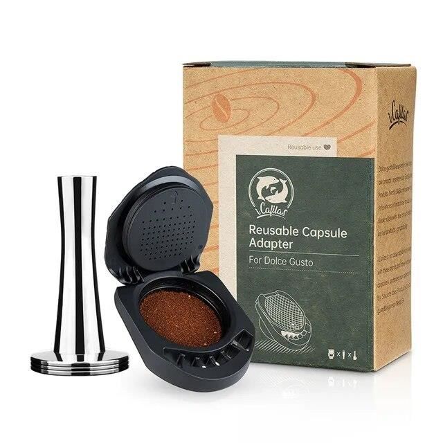 Accessoire Machine Café Adaptateur Capsule Café Réutilisable Pour Nespresso Vertuo - Compatible Pop/Next, 80ml Capsules Nespresso Vertuo