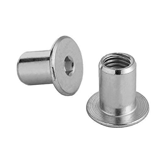 HEXATON Écrou de douille avec douille hexagonale à tête plate M6 x 15 x ...