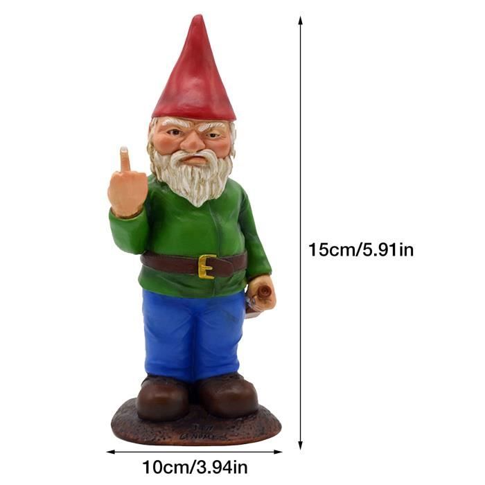 7 PièCes Gnomes FéE Statues en RéSine Mini Statues de Jardin DéCoration
