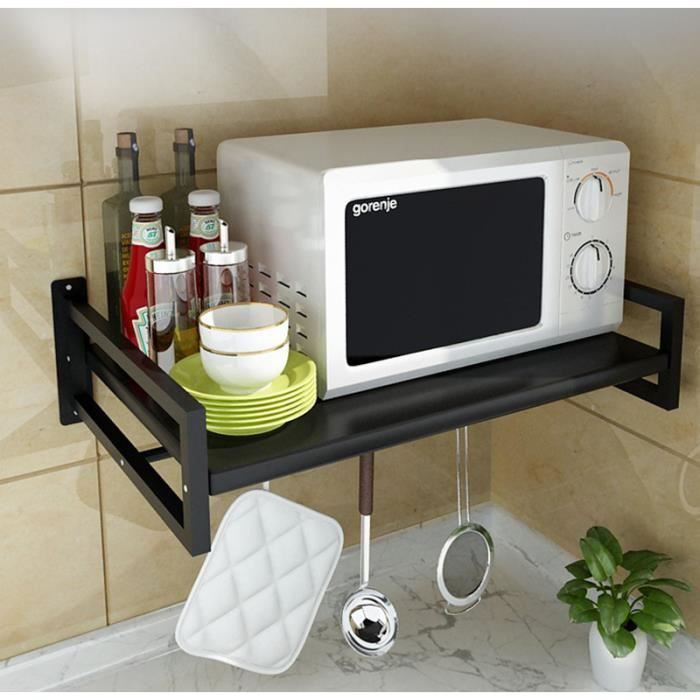 Support de four à micro-ondes mural pour étagère de cuisine Support de  stockage 53*38 CM - Cdiscount Electroménager