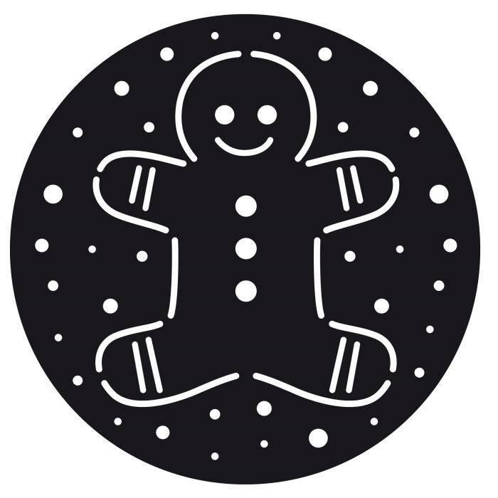 Pochoir Pour Gateau Rond Ginger Funny Cuisine Cdiscount Maison