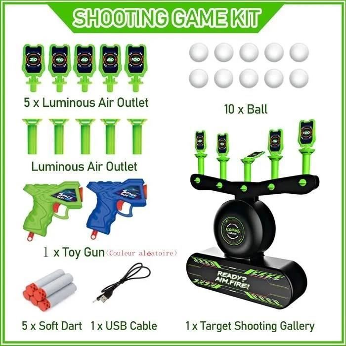 Comparer les prix de Jeu de Cibles de Balle Électrique Musique,Cible Flottante Électrique, Cible pour Nerf,Jouet de Tir Enfant，Cadeau Garçons 5 à 13 Ans