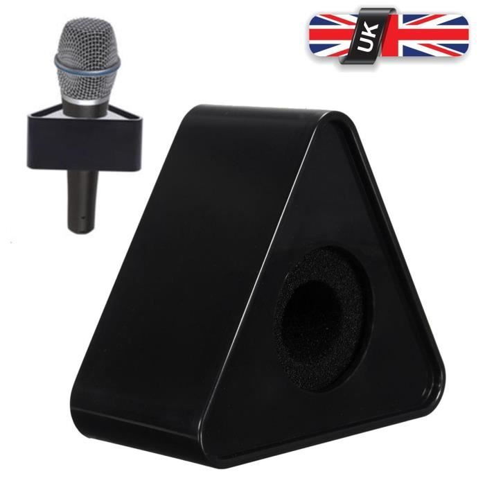 Triangular Mic Portable Mic Microphone Interview Triangular Logo Flag Station Round ...