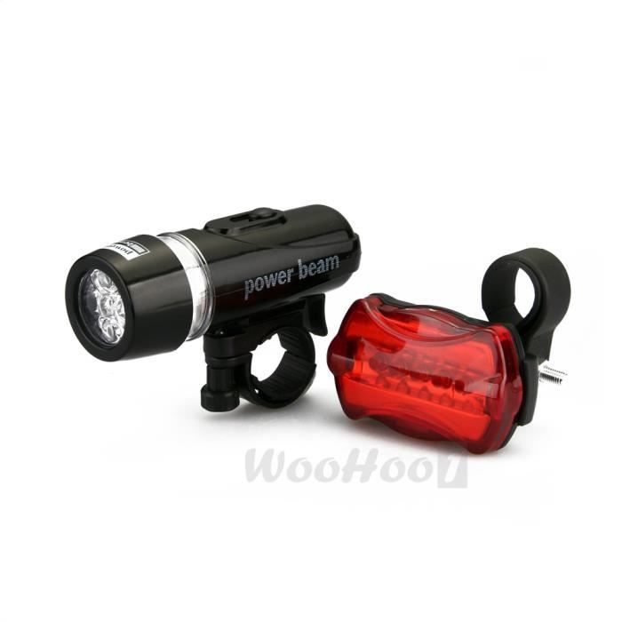 5 DEL 7 Mode Vélo Bicyclette Arrière Sécurité Lumière Flash Lampe
