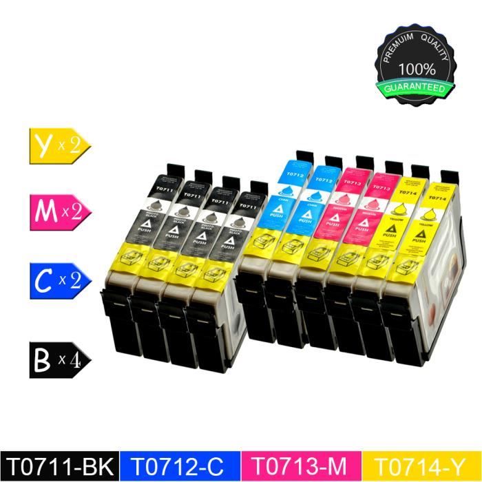 Lot De 4 Cartouches D'encre Compatibles Brother DCP750CW - Multicolores, Neuves