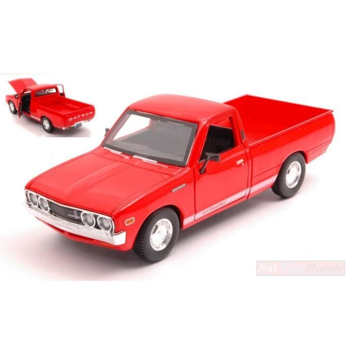 Maisto Datsun 620 Pickup Modellauto 1:24 – Rot, Türen öffnen Sich, 20 Cm Langes Sammlerstück Maisto Datsun 620 Pickup Modellauto 1:24 – Rot, Türen öffnen Sich, 20 Cm Langes Sammlerstück