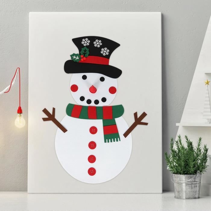 PK 6 Santa & bonhommes de neige topper ornements pour cartes 