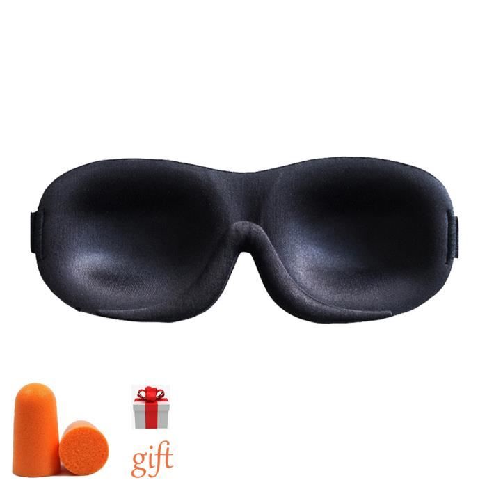 Masque De Sommeil 3D - Doux, Rembourré, Bloque La Lumière - Aide à Dormir