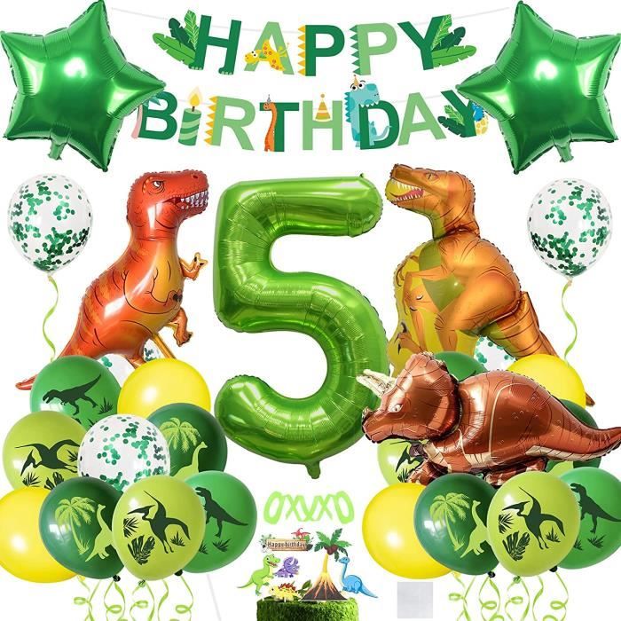 Décorations Anniversaire Dinosaure, Fête D'anniversaire Pour 1 2 3