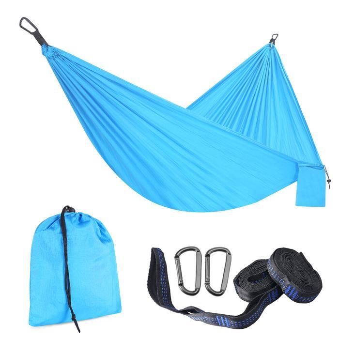 Hamac vintage léger maille nylon arrière-cour/camping jusqu'à