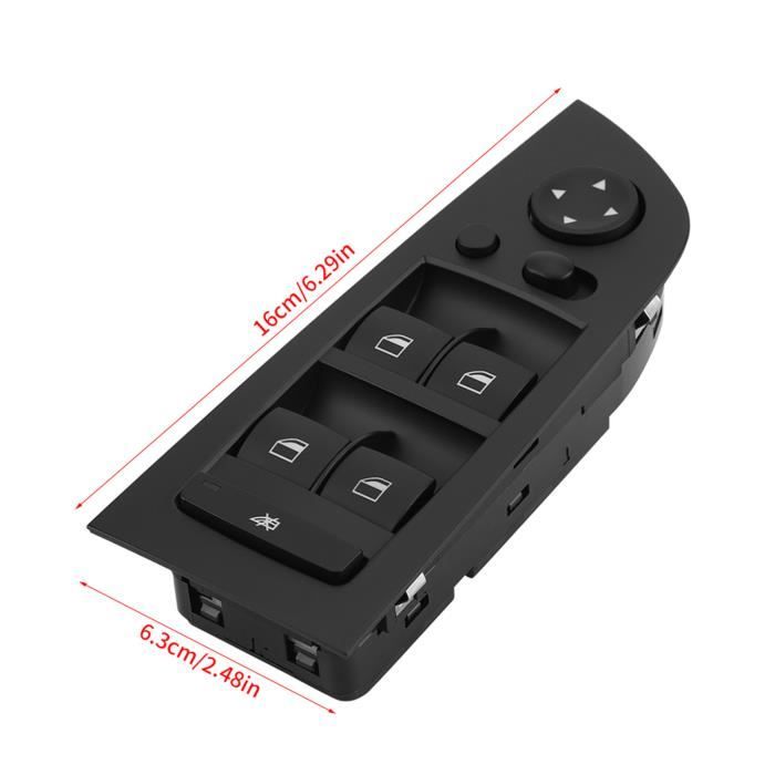 ARAMOX interrupteur de lève-vitre électrique Interrupteur de fenêtre principal électrique pour BMW E90 E91 318i 320i 61319217332