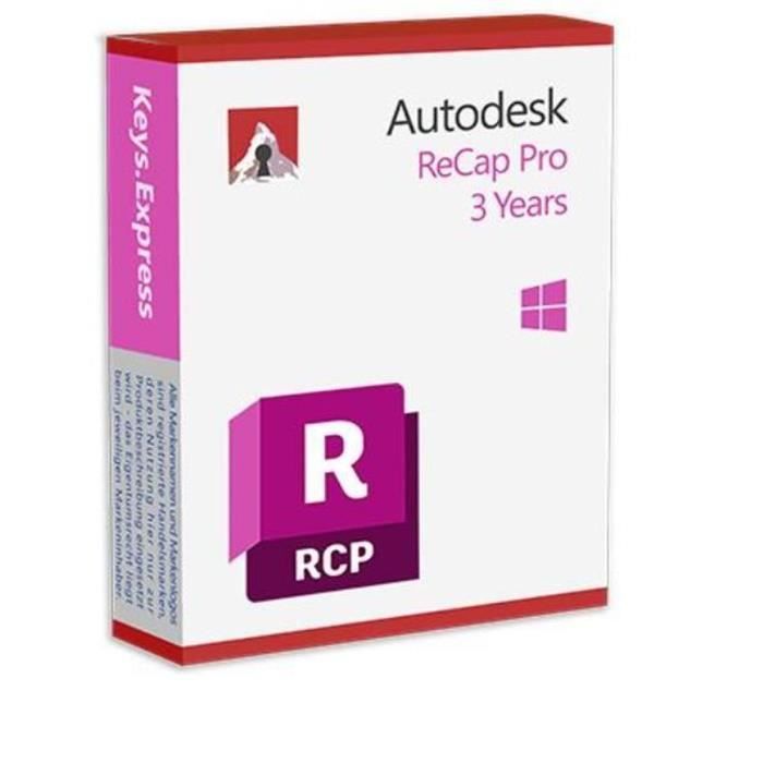 Autodesk ReCap Pro 2024 3 Year (3 AN) Windows Software License Key (Clé ...
