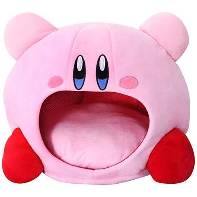 Grande bouche Kirby mignon peluche canapé-lit Plushier Adorable peluches dessin animé poupée peluche oreiller doux peluche Kawaii