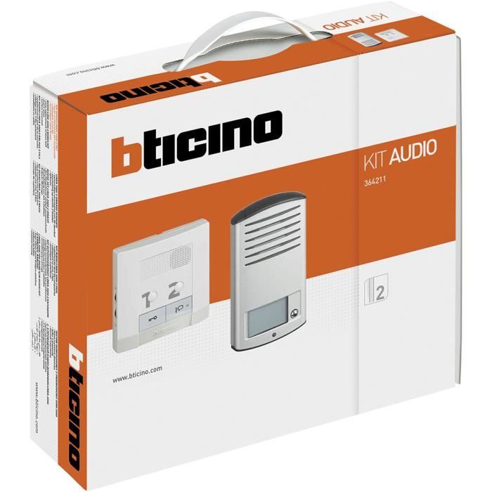Kit audio avec fil - BTICINO - CK2 - 4 fils - 2 combinés audio - objet connecté