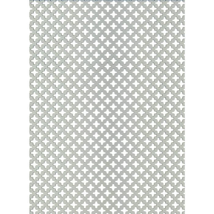 Tôle perforée - GAH Alberts - 466893 - Aluminium - Anodisé - 500 x 250 x 08 mm
