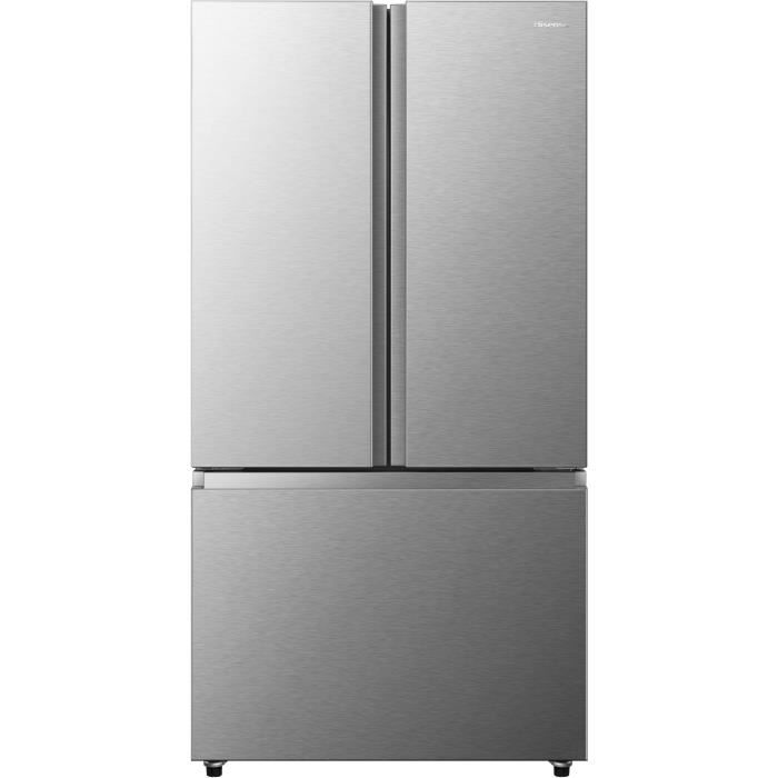 Réfrigérateur américain HISENSE RF815N4SASE - 2 Portes + 1 tiroir - Pose libre - Capacité 635L - L91