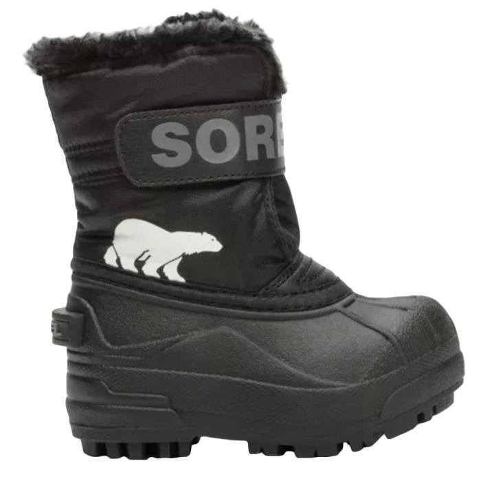 Children Snow Apres Ski Bebe SOREL Taille 21 Couleur NOIR