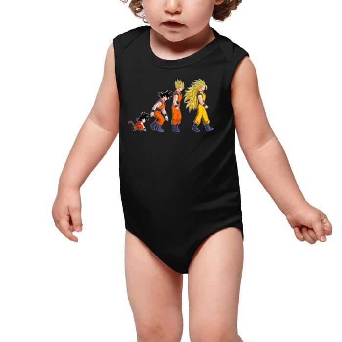 Body Bebe Noir Dragon Ball Z Dbz Parodique Sangoku Super Saiyajin La Theorie De L Evolution Parodie Dragon Ball Z Dbz Noir Cdiscount Pret A Porter