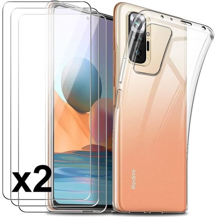 Pour XIAOMI REDMI NOTE 10 LITE COQUE SILICONE TRANSPARENT ETUI HOUSSE