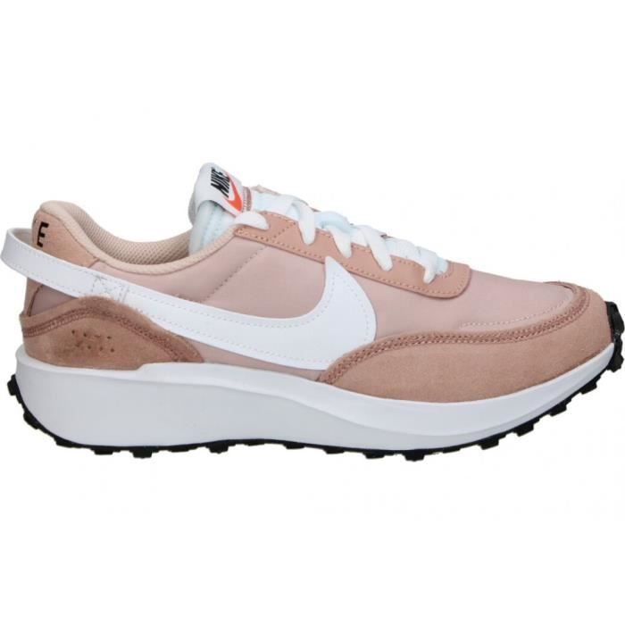 Basket Nike WAFFLE Debut - NIKE - Femme - Rose - Textile - Lacets