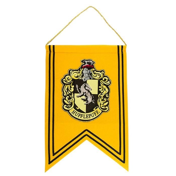 Décoration murale Harry Potter Maison Poufsouffle Logo brodé