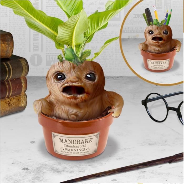 Pot - Harry Potter - Mandrake Root Porte-stylo
