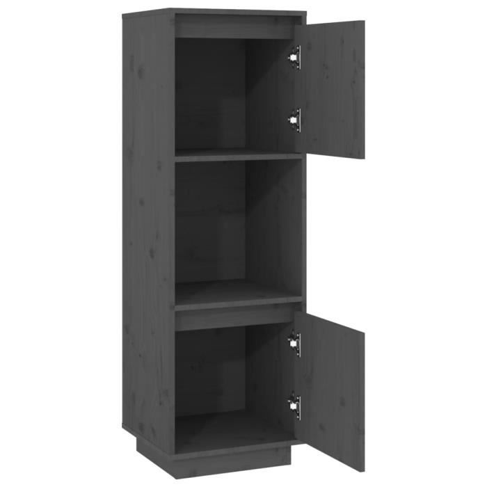 Buffet Bas Scandinave En Pin Massif 118x60x47 Cm - 2 Tiroirs - Palazzo INT