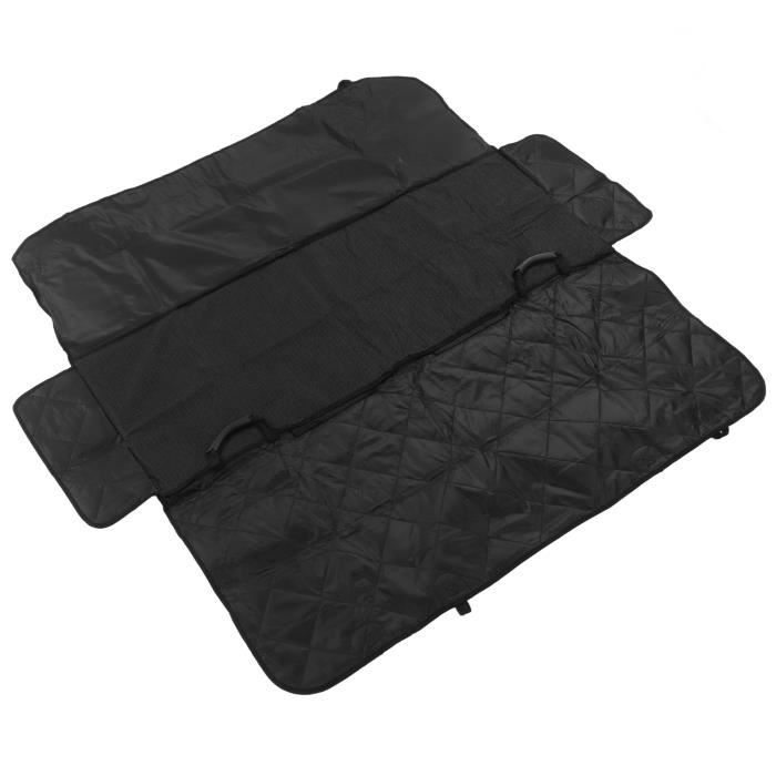 PJDDP Rallonge De Siège Arrière Pour Chiens, Hamac Étanche À Fond Rigide Supportant 287 LB, Lit De Siège Arrière Amovible Avec Fenêtre En Maille,Noir