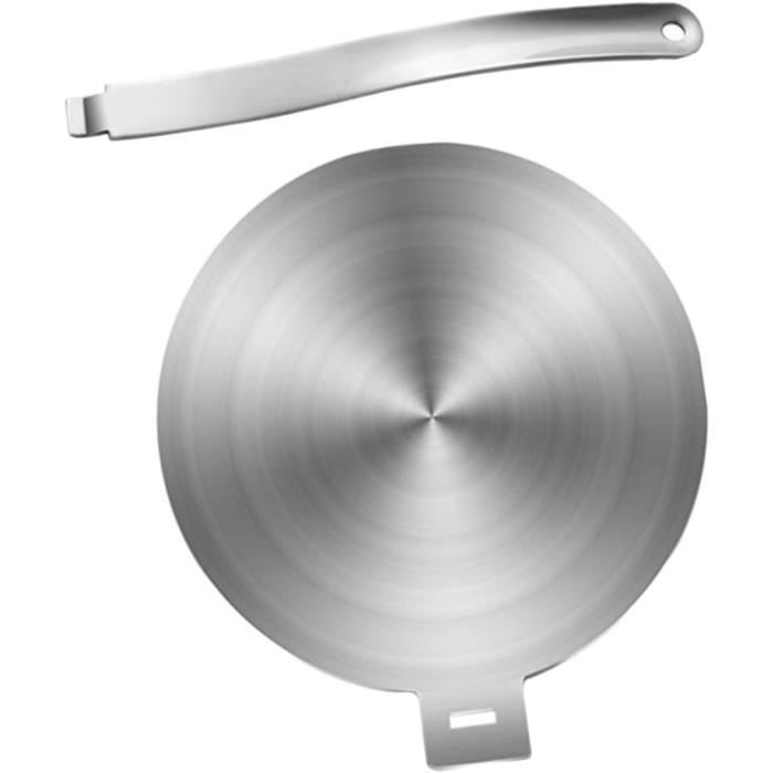 Plaque Adaptatrice Pour Cuisinière à Induction - Disque Diffuseur De Chaleur En Acier Inoxydable 16,5 Cm, Pour Utiliser Des Casseroles Non Magnétiques