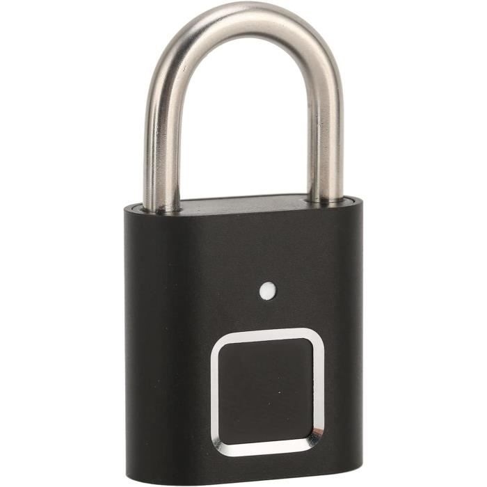 Cadenas à Empreinte Digitale ELinkSmart - Petit Cadenas Intelligent Sans Clé - Pour Casier, Valise, Salle De Sport - Bleu