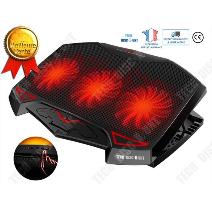 Refroidisseur PC – Gamer – 17 pouces – Silencieux – USB – 3 ventilateurs