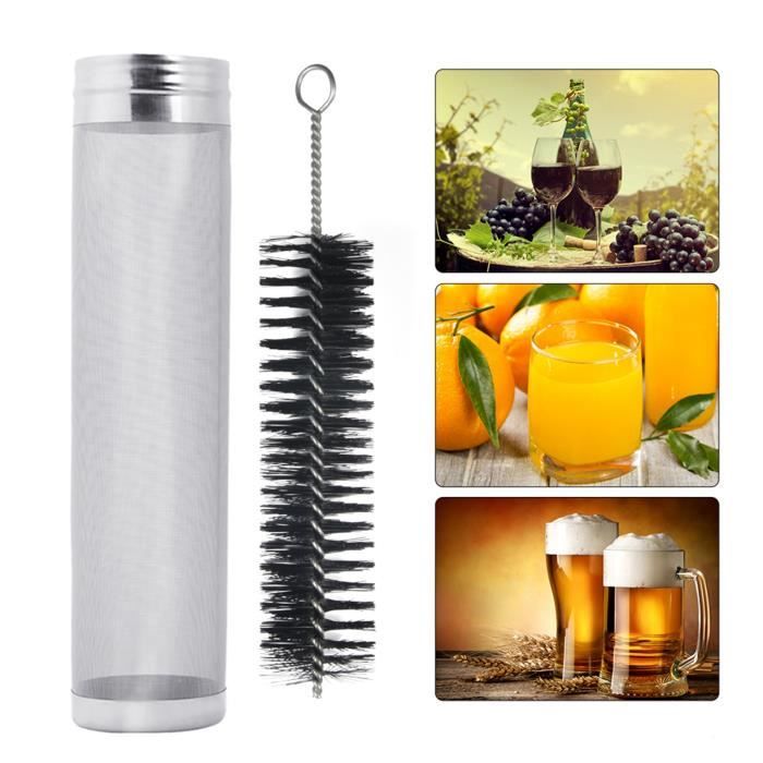 Lot De 10 Filtres à Siphon En Acier Inox - Pour Vinification, Brassage Maison