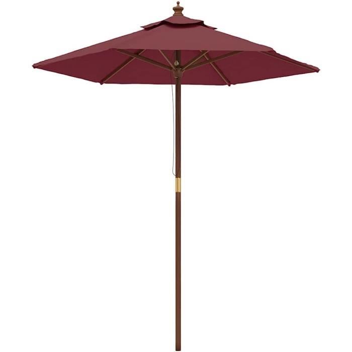 Parasol De Jardin à 3 Niveaux Avec Mât En Aluminium Taupe 2 M - Parasol De Jardin - Parasol