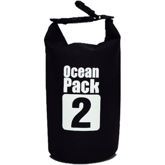 Sac Étanche Grande Capacité - Design Roulable, Boucle Solide Pour Camping, Randonnée, Plage, Surf, Rafting