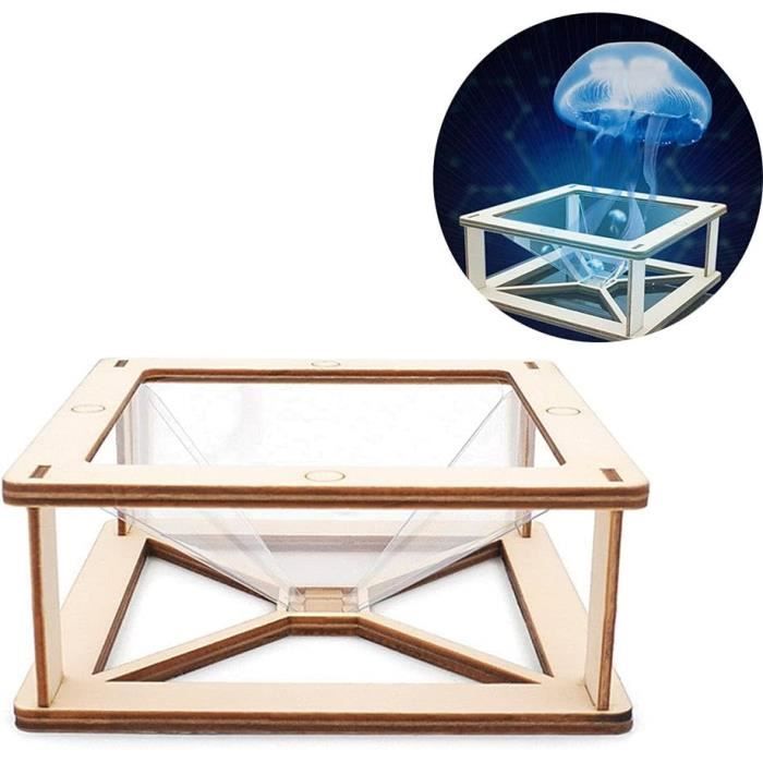 Projecteur Hologramme 3D Pour Smartphone - Support Pyramide Avec Ventouse - Effet Holographique à 360° - 11