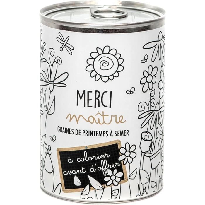Mauvaises Graines - Kit De Plantes À Semer En Boîte - Cadeau Prof - 6