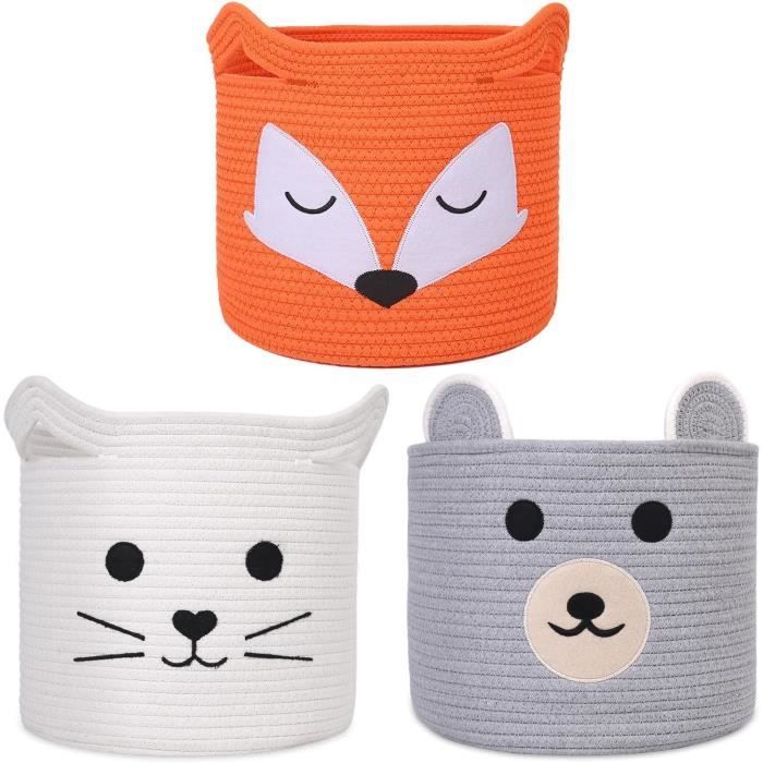 VidaXL Panier De Rangement 3 Pcs Jacinthe D'eau