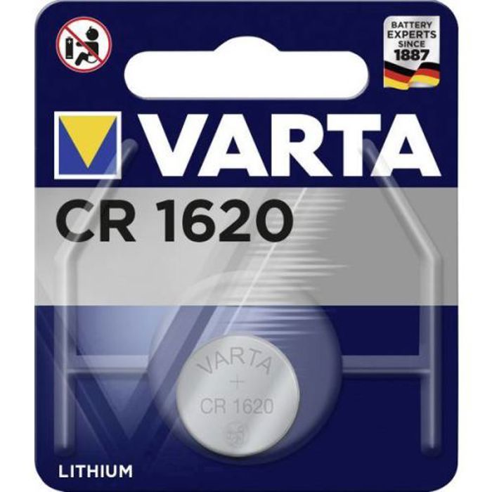 Pile bouton lithium 3V CR1620 - VARTA - 6620101401