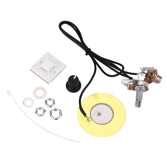 Capteur Piézo Céramique 50mm - Micro Pickup Pour Guitare, Violon, Banjo - Installation Simple