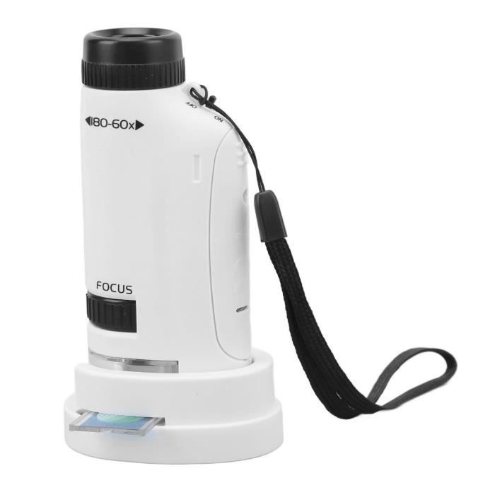 Microscope Enfant 60x-120x – Periscope Portable Avec Lumière LED, Piles AAA, Exploration Extérieure, Cadeau éducatif – ABS Robuste - 11