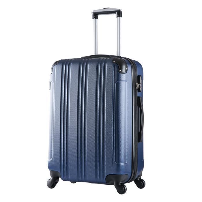 Valise de cabine trolley en matériau léger abs haute résistance