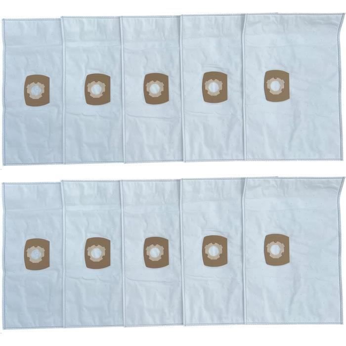 Lot De 5 Sacs Aspirateur Pour Aquavac 20L - Compatibles Aspirateurs Secs Et Humides, Remplacement Facile - 4