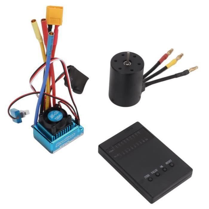 Émetteur Radio Surpass Hobby Avec Récepteur - Kit Étanche ESC Pour Voiture RC 1/12 à 1/18 - Électrique