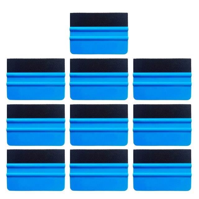 Lot De 2 Raclettes En Feutre Pour Vinyle – Spatule Professionnelle, Antidérapante, Pour Film Vitrage Et Wrapping