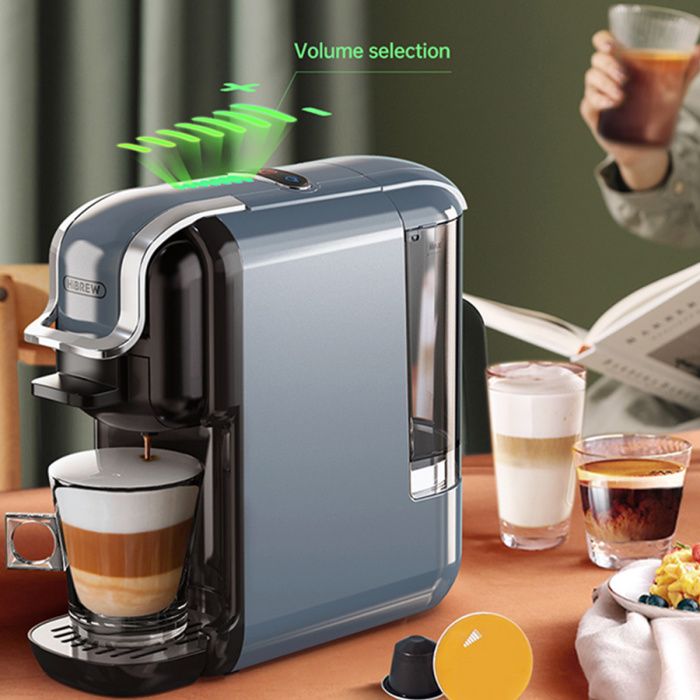 HiBREW H2B Cafetière 5 en 1 avec Ligne de Niveau dEau Cafetière à Caps