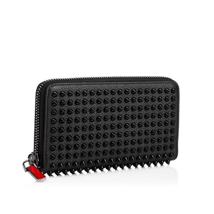 CHRISTIAN LOUBOUTIN FEMME 1165044CM53 NOIR CUIR PORTEFEUILLE
