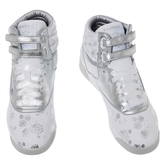 Reebok high shop tops femme argent