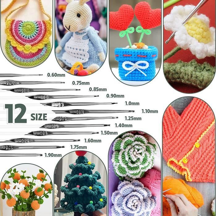 LUOEM Compte-rangs et compte-mailles manuel pour tricot-crochet Outil pour  la maison, les voyages - Rose216 - Cdiscount Beaux-Arts et Loisirs créatifs