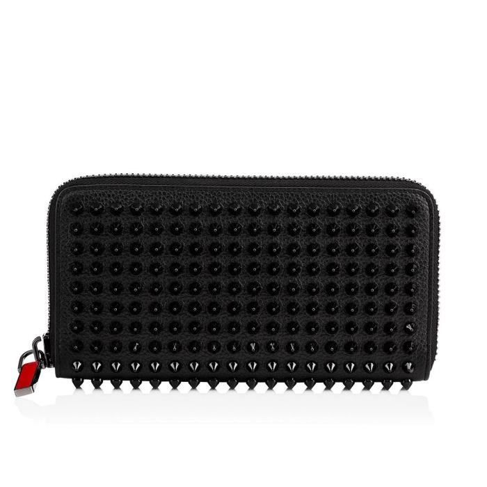 CHRISTIAN LOUBOUTIN FEMME 1165044CM53 NOIR CUIR PORTEFEUILLE Cdiscount Bagagerie Maroquinerie